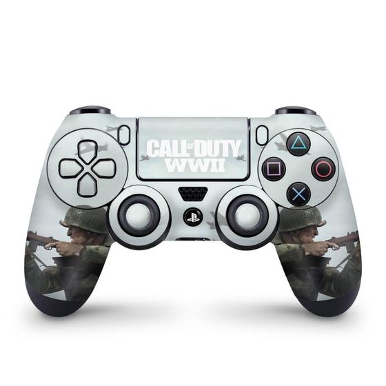 Imagem de Skin Compatível PS4 Controle Adesivo - Call Of Duty Ww2