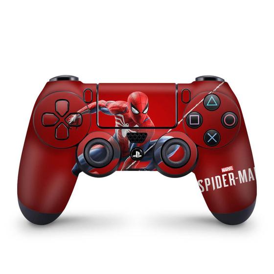 Imagem de Skin Compatível PS4 Controle Adesivo - Homem Aranha Spider-Man