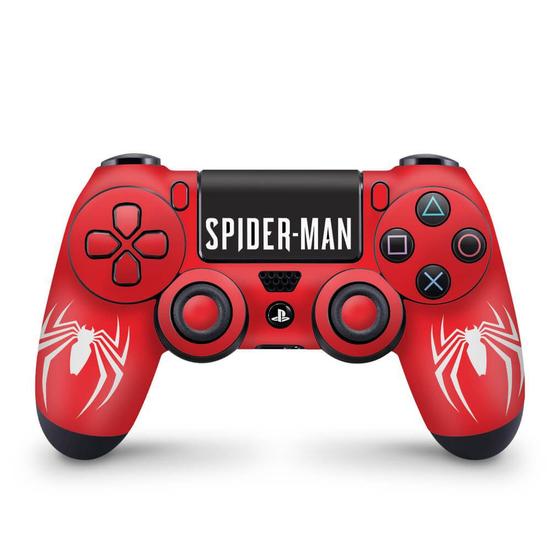 Imagem de Skin Compatível PS4 Controle Adesivo - Spider Man