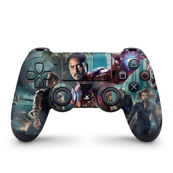 Imagem de Skin Compatível PS4 Controle Adesivo - The Avengers - Os Vingadores