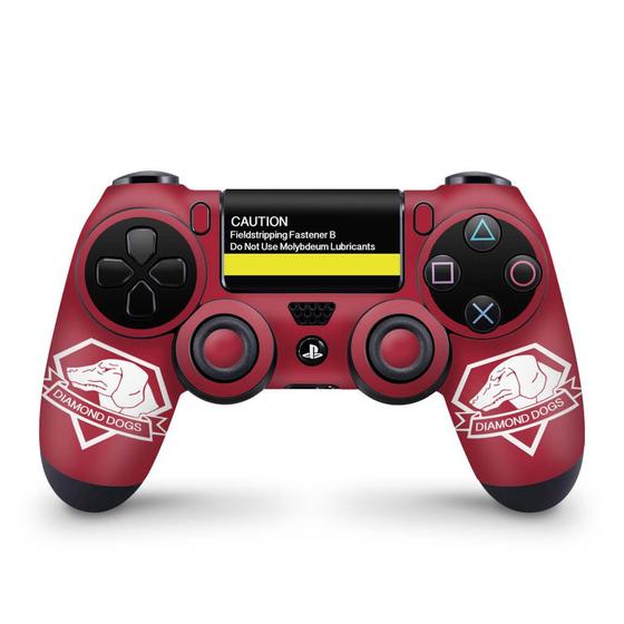 Adesivo Lightbar Per PS4 – Metal Gear Solid – Nero, Per Barra Luminosa Controller