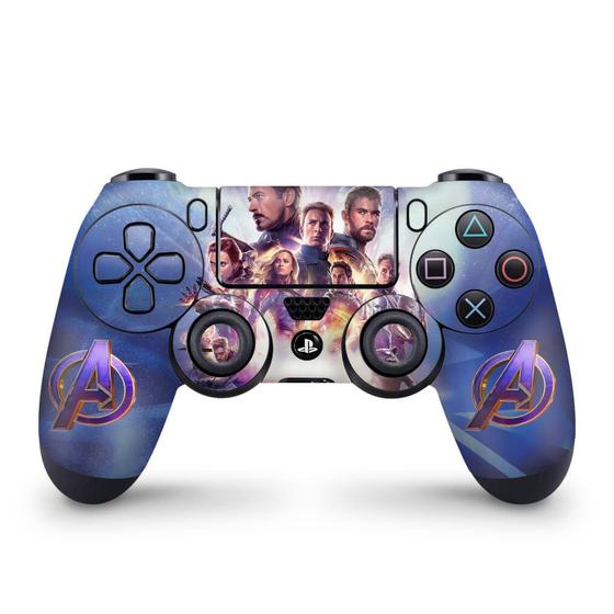 Imagem de Skin Compatível PS4 Controle Adesivo - Vingadores Ultimato Endgame