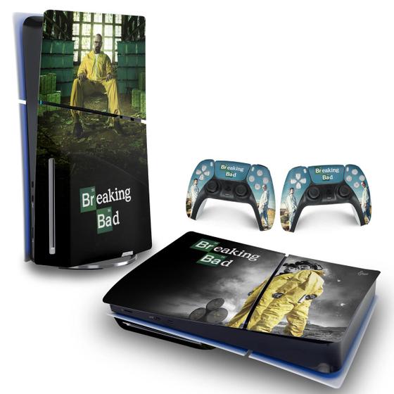 Imagem de Skin PS5 Slim Adesivo Horizontal - Breaking Bad