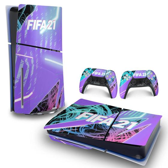 Imagem de Skin PS5 Slim Adesivo Horizontal - FIFA 21