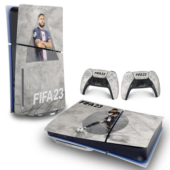 Imagem de Skin PS5 Slim Adesivo Horizontal - FIFA 23