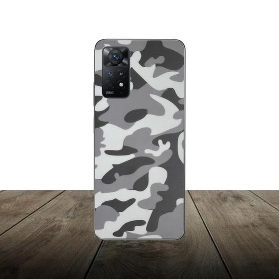 Imagem de Skin Traseira CAMUFLADO CINZA para Smartphone Xiaomi