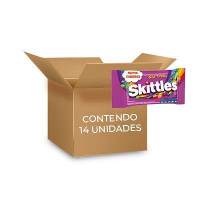 Imagem de Skittles Wild Berry 38g contendo 14 pacotes