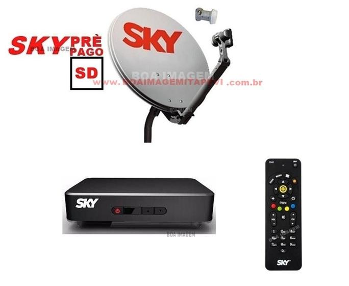 Imagem de SKY Pré-pago SD - Kit Completo