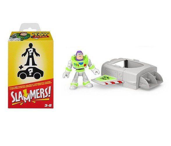 Slammers Buzz Lightyear Verde Claro e Nave Imaginext Toy Story Fisher Price Mattel Bonecos Magazine Luiza
