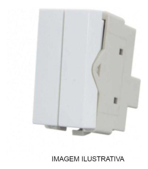 Imagem de Sleek Modulo Interruptor Duplo Paralelo 10A-250V Br - Margirius