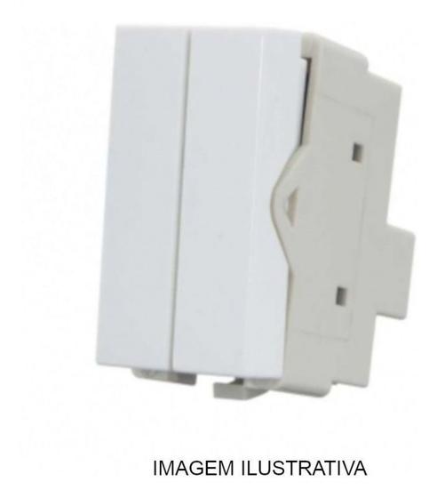 Imagem de Sleek Modulo Interruptor Duplo Paralelo 10A-250V Br