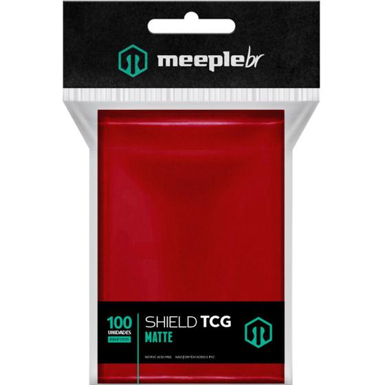 Imagem de Sleeves Standard Shield Matte 100 Unidades Meeple Br Pokemon Magic