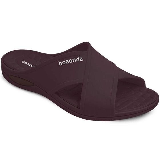 Slide Chinelo Feminino Boa Onda Harmony Conforto Calcanhar