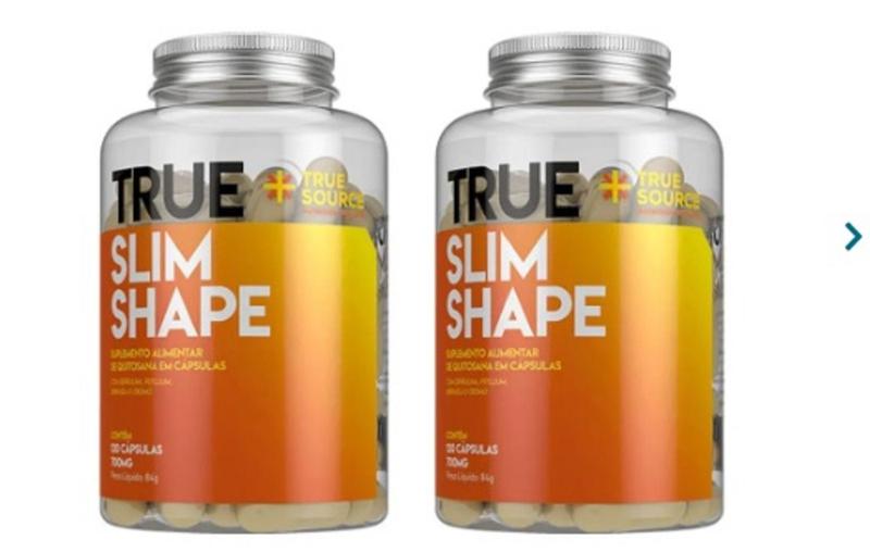 Imagem de Slim Shape-Bloqueador Natural  de 700 mg com 120 cápsulas-True Source-Kit com 02 unidades