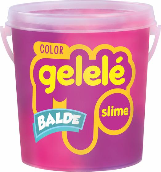 Imagem de Slime Gelelé Balde Color Com 457g