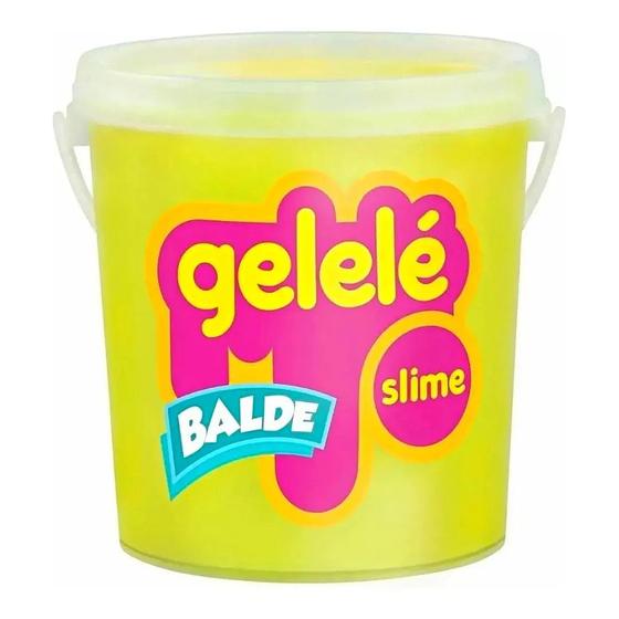 Imagem de Slime Gelele Balde Geleca Modelar Brinquedo 457g