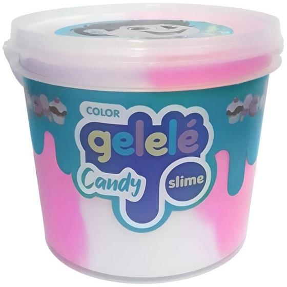 Imagem de Slime Gelele Big 1.5kg Candy 3803 Rosa - Doce Brinquedo