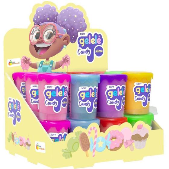 Imagem de Slime Gelele CANDY SOFT 180G Display com 24
