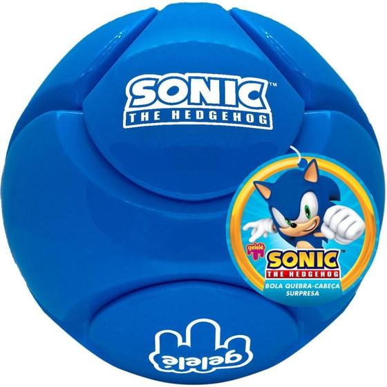 Imagem de Slime Sonic Bola Monta Desmonta CX.C/16