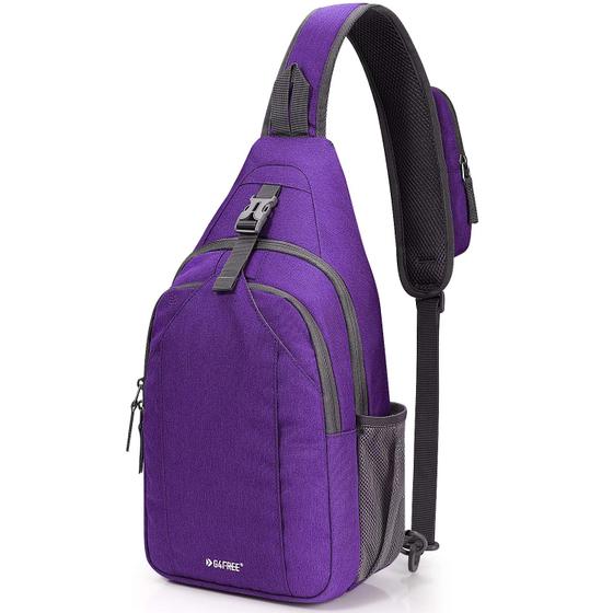 Imagem de Sling Bag G4Free com Bloqueio RFID - Mochila Roxa