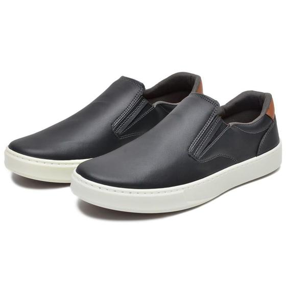 Imagem de Slip On Iate Casual Masculino Palmilha Gel Elastico Macio