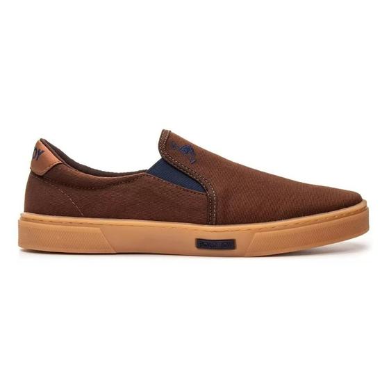 Imagem de Slip On Masculino Casual Calce Facil Tênis Conforto Polo Joy