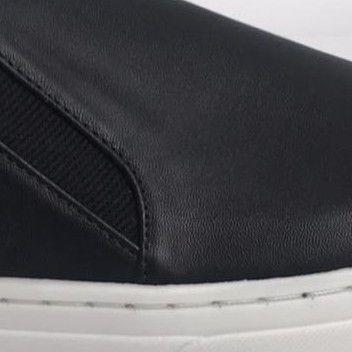Imagem de Slip on preto tênis confortável feminino lançamento 2022 lindíssimo valle shoes