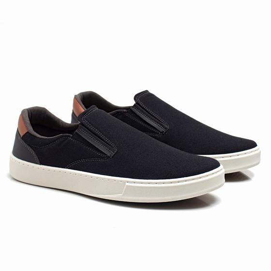 Imagem de Slip on sapatenis masculino tenis casual dia a dia 37 ao 44