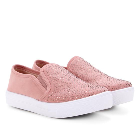 Imagem de Slip On Somoda Sola Caixa Hotfix Brilho Feminino