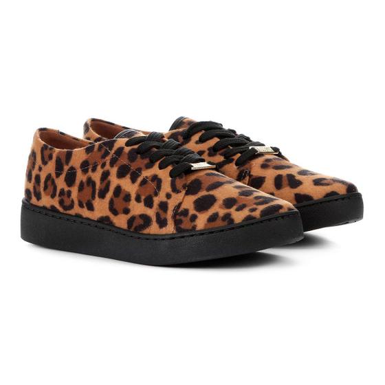 Imagem de Slip On Vizzano Animal Print Onça Feminino - Caramelo