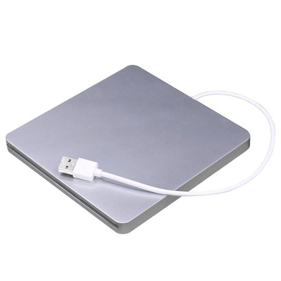 Imagem de Slot USB Móvel Externo DVD CD RW Burner Super Slim para Mac