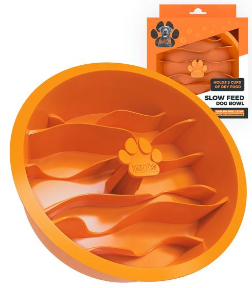 Imagem de Slow Feeder Dog Bowl Mighty Paw Silicone para todas as raças