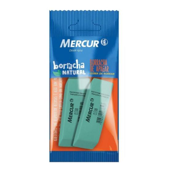 Imagem de SM borracha Mercur Clean verde c/2
