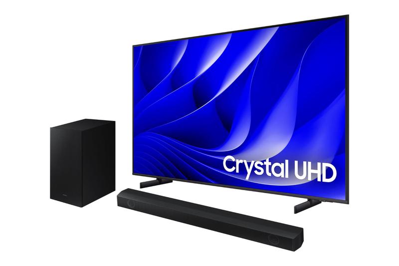 Imagem de Smart Big TV 75" Crystal UHD 4K 75DU8000 2024 + Soundbar HW-B550/ZD