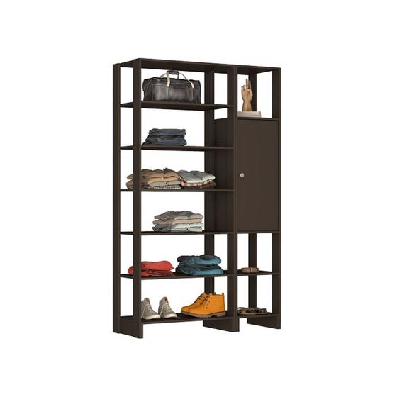 Imagem de Smart Closet Yes Com Porta e 9 Prateleiras Nova Mobile