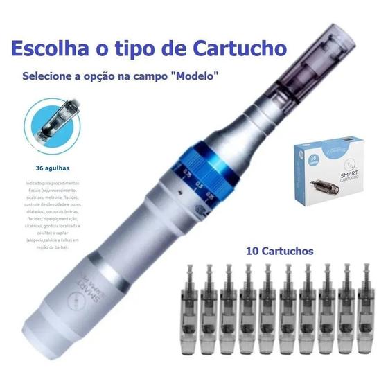 Imagem de Smart Derma Pen Caneta para Microagulhamento Smart Gr