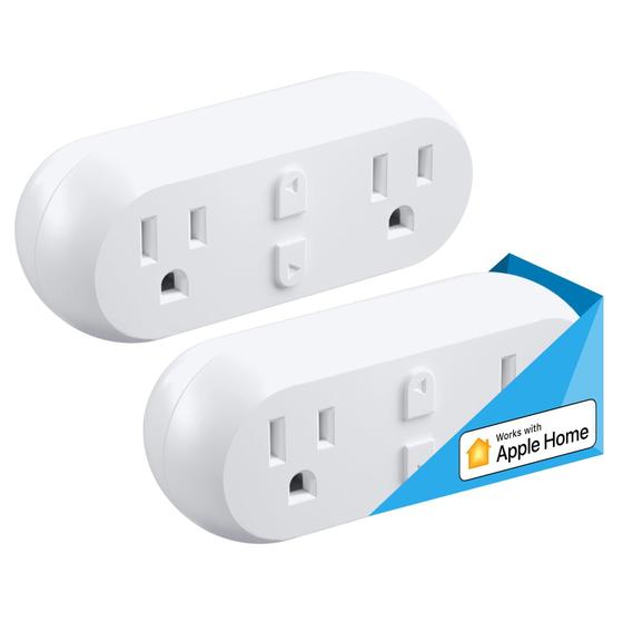 Imagem de Smart Plug Meross WiFi Dual 15A - Pacote com 2 Tomadas Inteligentes