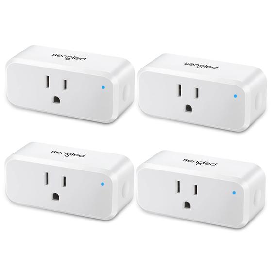 Imagem de Smart Plug Sengled S1 - Pacote com 4 - 15A 1800W - Compatível com Alexa