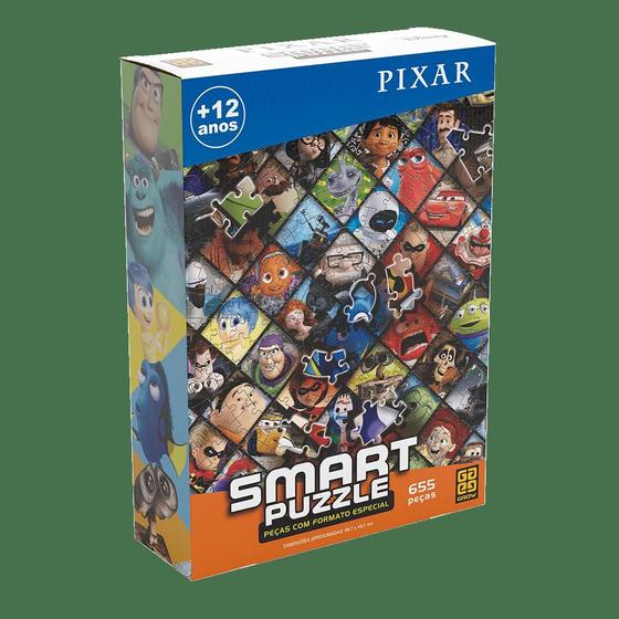 Imagem de Smart Puzzle Pixar - Quebra-Cabeça 655 Peças com Formato Especial - Grow