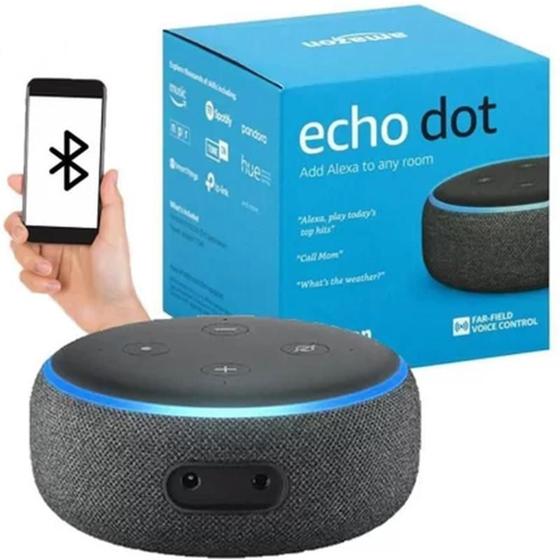 Imagem de Smart Speaker Alexa Dot 3 Geraçao Com Varias Funçoes