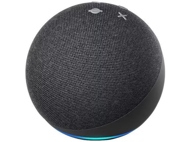 Imagem de Smart Speaker Amazon Alexa Echo Dot 4 Preto Português