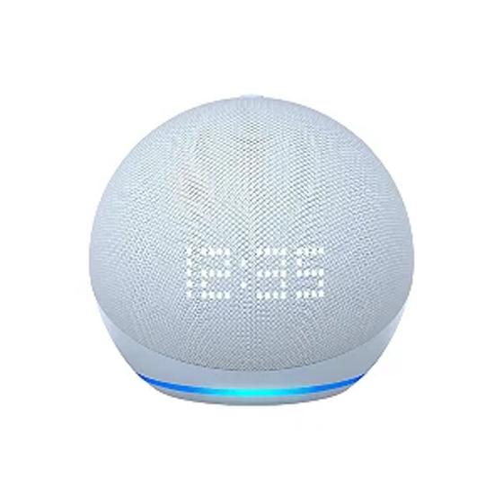 Smart Speaker Amazon com Alexa e Relógio,Echo Dot (5a Geração), Azul. Menor preço em Smart Speaker Amazon com Alexa e Relógio,Echo Dot (5a Geração), Azul.