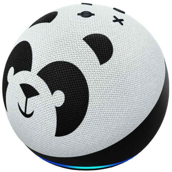 Smart Speaker Amazon Echo Dot Kids Edition 4th Generation B7W64E com Wi-Fi e Bluetooth - Panda Menor preço em Smart Speaker Amazon Echo Dot Kids Edition 4th Generation B7W64E com Wi-Fi e Bluetooth - Panda