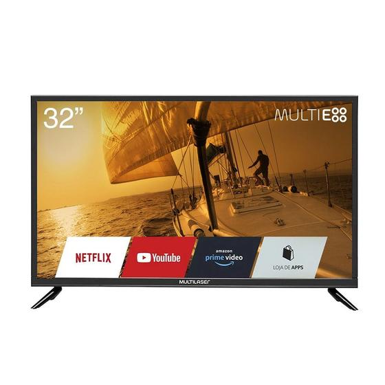 Smart Tela 32 HD Multi Experience HDMI USB Wi-fi integrado - Preto Menor preço em Smart Tela 32 HD Multi Experience HDMI USB Wi-fi integrado - Preto