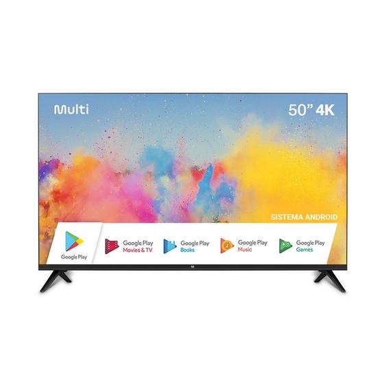 Smart Tela DLED 50 4K Multi Android 11 4HDMI 2USB Wi-fi - TL059 Menor preço em Smart Tela DLED 50 4K Multi Android 11 4HDMI 2USB Wi-fi - TL059