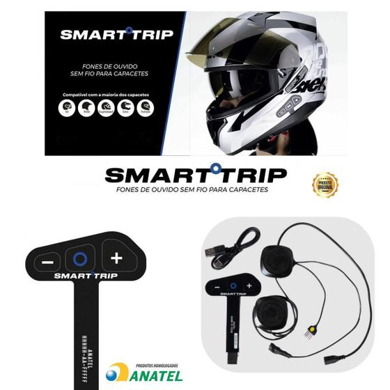 Imagem de Smart Trip Para Capacete Com Bluetooth - Ligação Gps Música