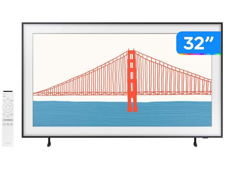 Smart TV 32” Full HD QLED Samsung The Frame VA Menor preço em Smart TV 32” Full HD QLED Samsung The Frame VA