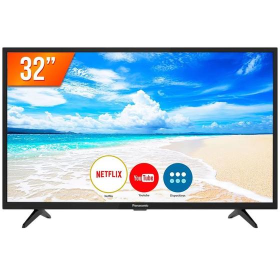 Imagem de Smart TV 32" HD LED Panasonic TC-32FS500B 2 HDMI USB WIFI