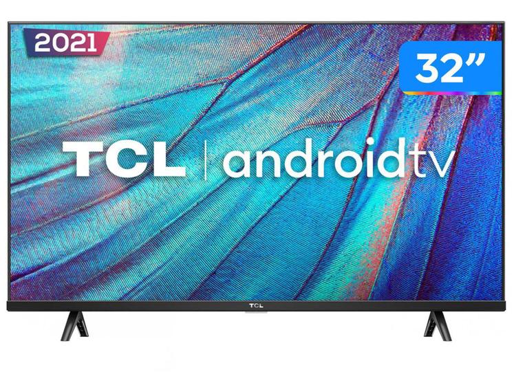 Imagem de Smart TV 32” HD LED TCL S615 VA 60Hz - Android Wi-Fi e Bluetooth Google Assistente 2 HDMI