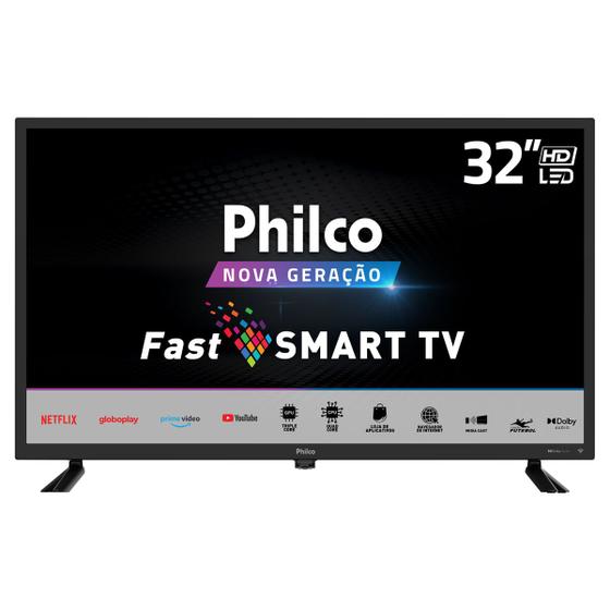 Imagem de Smart TV 32” Philco Led PTV32D10N5SKH Dolby Audio